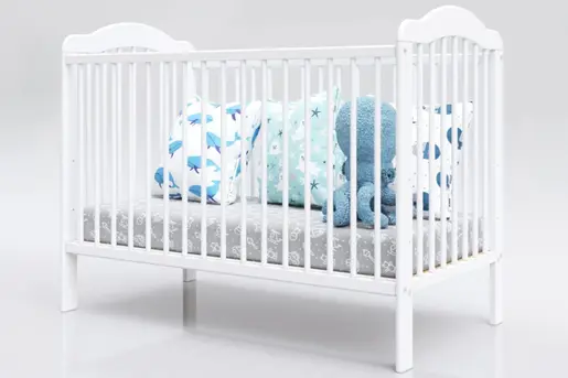 Lettino Alek 120X60 White