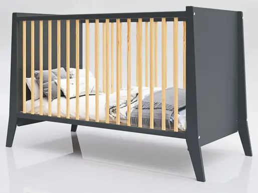 Lettino Cosmo 120X60 Antracit Pine