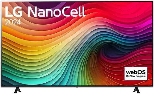 LG NanoCell AI TV 75NANO81T3A, 4K Ultra HD, WebOS Smart TV, α5 AI Processor 4K Gen7, HDR10 Pro, 4K Upscaling, AI Sound Pro, FILMMAKER Mode, Magic Remote