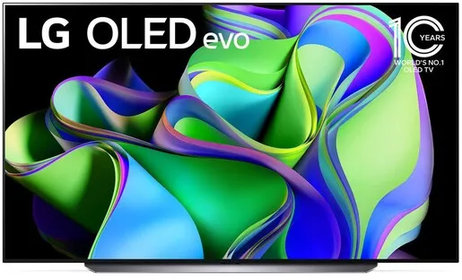 LG OLED evo C3 TV OLED83C31LA, 4K Ultra HD, WebOS Smart TV, α9 AI Processor 4K Gen6,​ Brightness Booster, AI Sound Pro, AI Picture Pro, AI Super Upscaling 4K, Magic remote