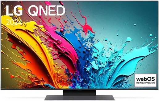 LG QNED AI TV 50QNED86T3A, 4K Ultra HD, WebOS Smart TV, Advanced Local Dimming, α8 AI Processor 4K Gen7, AI Super Upscaling 4K, AI Sound Pro, HDR10/HLG, FILMMAKER Mode, Magic remote