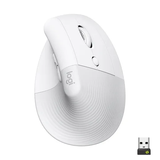 Logitech Lift Vertical Ergonomic Mouse (Beli) 910-006475
