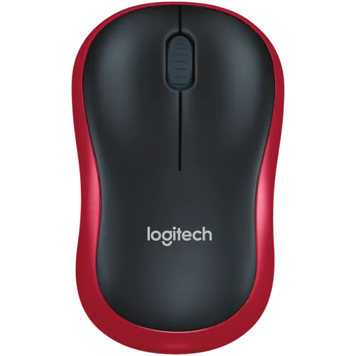 LOGITECH M185 Wireless Mouse - RED - EER2