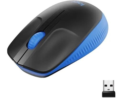 LOGITECH M190 Full-Size Bežični miš (Plavi)