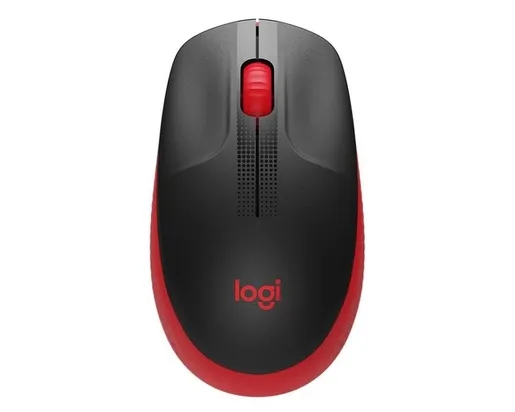 LOGITECH M190 Full-Size Wireless crveni miš