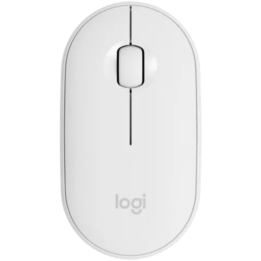 LOGITECH M350S Pebble 2 Bluetooth Mouse - TONAL WHITE - DONGLELESS