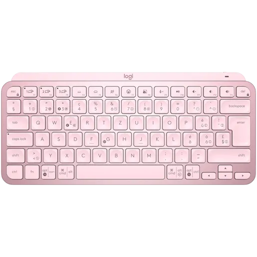 LOGITECH MX Keys Mini Bluetooth Illuminated Keyboard - ROSE - US INT'L