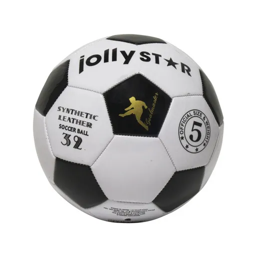 Lopta fudbal Jollystar EURO crnobela