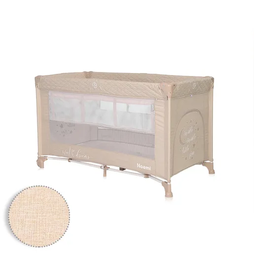 Lorelli prenosivi krevet NOEMI 2 NIVOA FOG BEIGE STAR (2022) (10080552217)