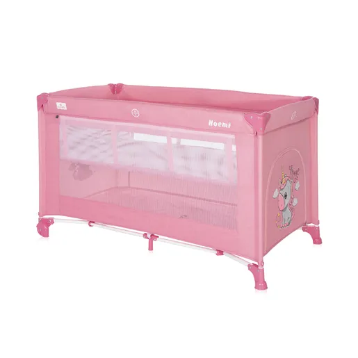 Lorelli prenosivi krevet NOEMI 2 NIVOA ROSE VELVET UNICORN (2021) (10080552151)