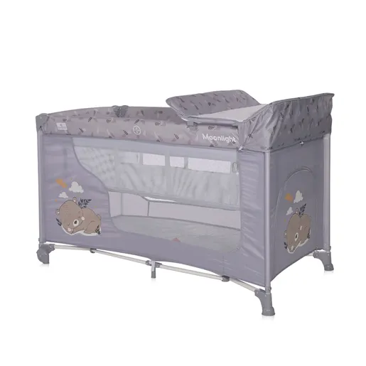 Lorelli prenosivi krevetić MOONLIGHT 2 nivoa Grey Dream (2023) (10080412365)