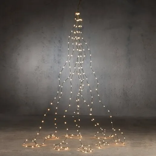 Luca Lightning LED lampice, toplo belo svetlo, 160 cm