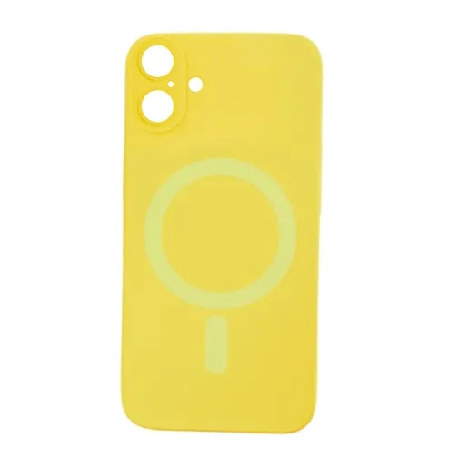 Magsafe Color iPhone 16, Yellow Silikonska Maska