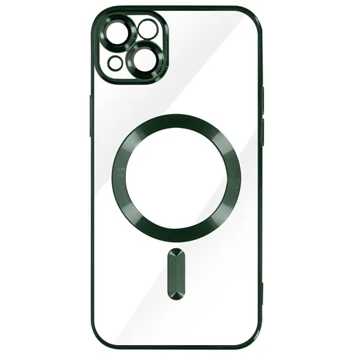 Magsafe iPhone 15, Green Silikonska Maska