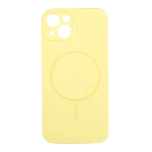 Magsafe Lux iPhone 15, Yellow Silikonska Maska