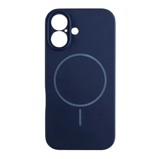 Magsafe Lux iPhone 16, Navy Blue Silikonska Maska