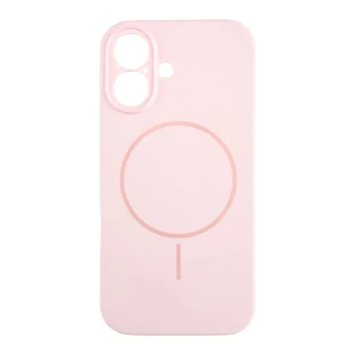 Magsafe Lux iPhone 16, Powder Pink Silikonska Maska