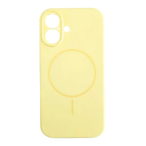Magsafe Lux iPhone 16, Yellow Silikonska Maska