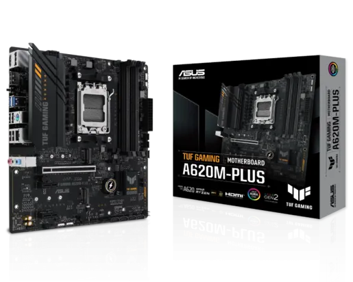 Matična ploča Asus TUF GAMING A620M-PLUS, AMD A620, AM5, mATX