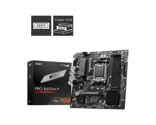 Matična ploča MSI PRO B650M-P, AMD B650, AM5, mATX