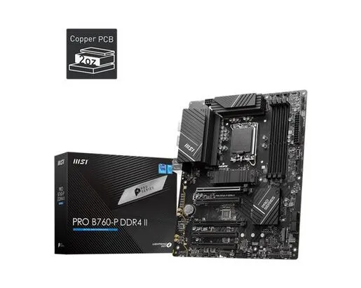 Matična ploča MSI PRO B760-P DDR4 II, Intel B760, LGA1700, ATX