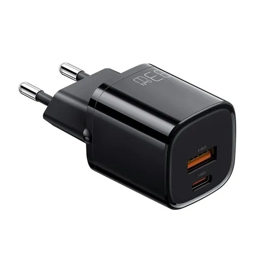 Mcdodo CH-0151, 33W, Tip-C + Usb-A, Black Zidni Punjač