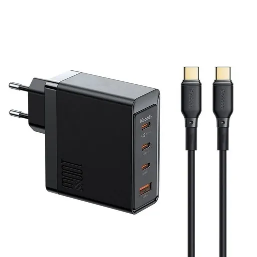 Mcdodo CH-5141 Set 100W, 3x Usb-C + Usb-A Zidni Punjač +  100W Tip-C, 2m Kabl