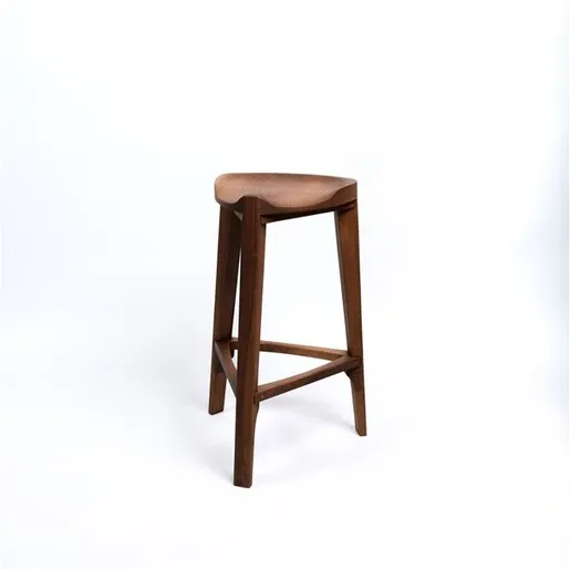Meda furniture Drvena barska stolica Terca Orah New