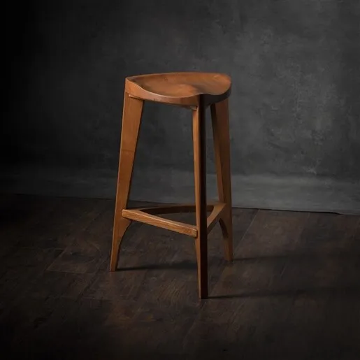 Meda furniture Drvena barska stolica Terca Trešnja