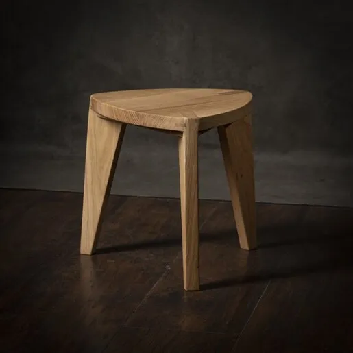 Meda furniture Drvena hoklica S hrast