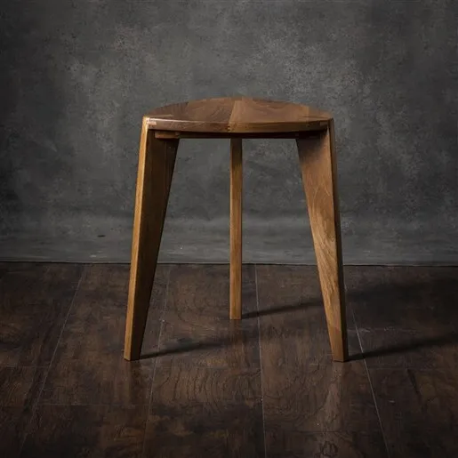 Meda furniture Drvena hoklica Terca L Orah