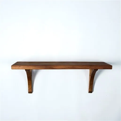 Meda furniture Drvena Polica orah
