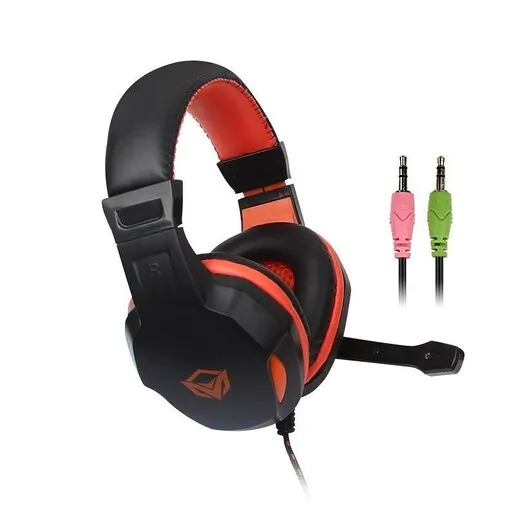 Meetion HP010, Black/Orange Stereo Slušalice
