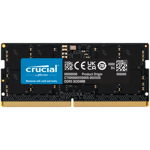 Memorija Crucial 16GB DDR5 5600MHz, SODIMM