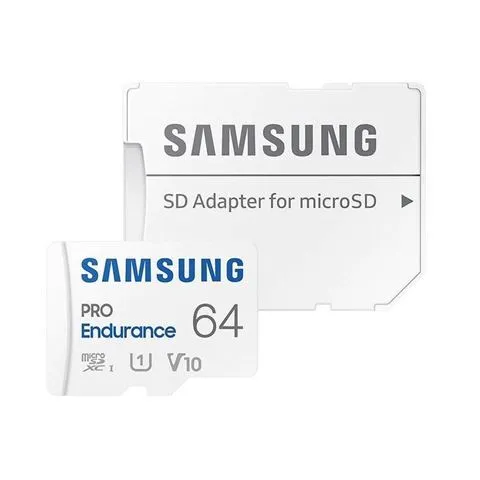 Memorijska kartica Samsung PRO Endurance, microSDXC, 64GB, R100/W30 MB/s, U1 (MB-MJ64KA/EU)