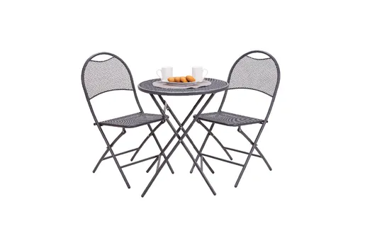 Metalni balkon set – sto + 2 stolice