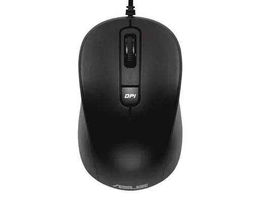 Miš ASUS MU101C Wired Blue Ray USB crni