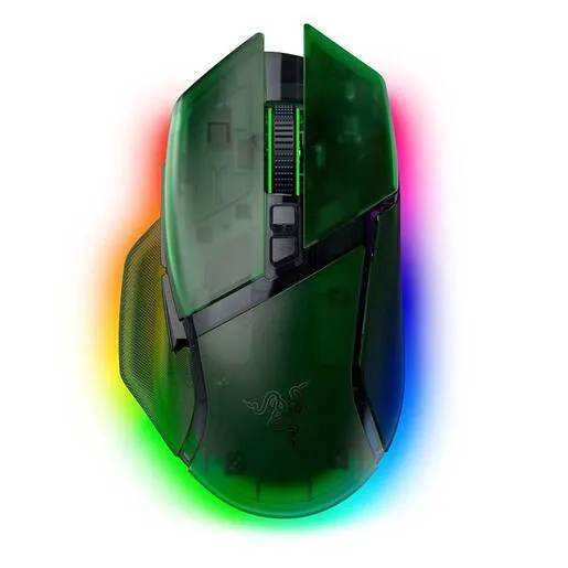 Miš Razer Basilisk V3 Pro 35K - Ergonomic Wireless Gaming Mouse - Phantom Green Edition - EU