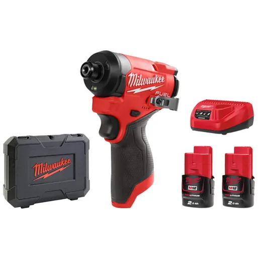 Milwaukee Odvijač udarni hidraulični 1/4” 12V 2Ah M12 FQID-202X