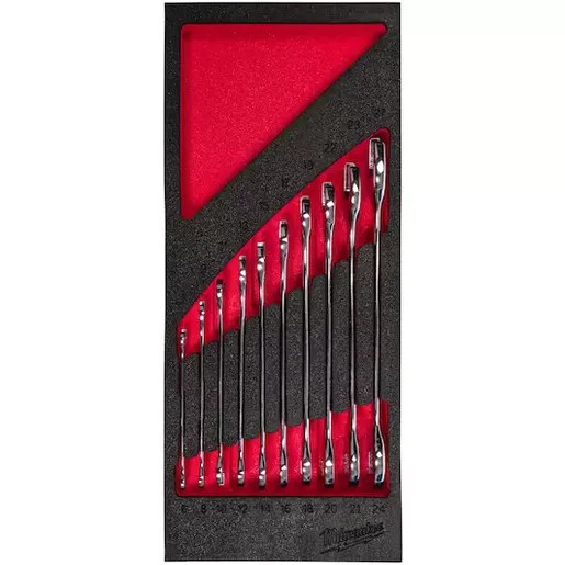 Milwaukee set ključeva u umetku od pene, 10 delova 4932493629