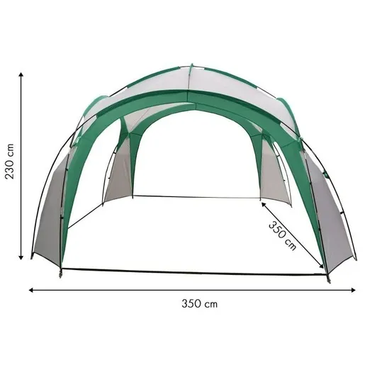 ModernHome baštenski šator za piknik +torba green