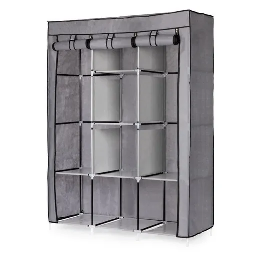ModernHome  Veliki platneni garderober sa policama 3