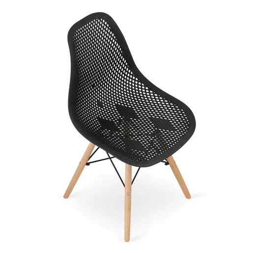 ModernHome Verona set 4 stolice - black