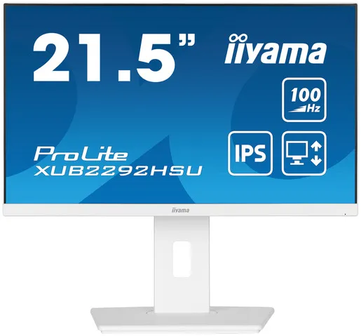 Monitor 21.5 IIYAMA ProLite XUB2292HSU-W6, FHD, IPS, AdaptiveSync, 100Hz, 0.4ms, HDMI, DP