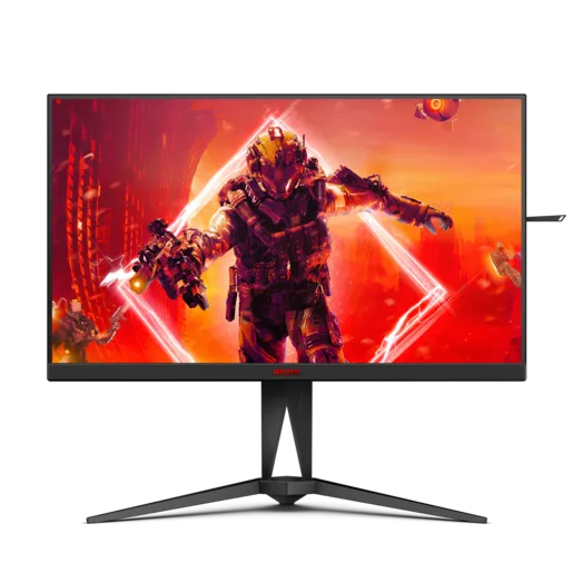 Monitor 27 AOC AGON AG275QZ/EU, QHD, IPS, FreeSync, G-Sync, 270Hz, 0.5ms, HDMI, USB-A, USB-B, DP, gaming