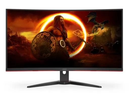 Monitor 31.5 AOC C32G2ZE/BK, FHD, VA, 240Hz, 0.5ms, HDMIx2, DP, Zakrivljen, gaming