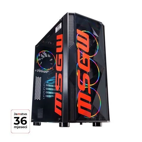 MSG GAMER R5 a101 - AMD Ryzen 5 5500 3.60/4.20GHz; 16GB RAM; 1TB SSD; nVidia GeForce RTX 3050 8GB; P/N: PC MSG Gamer R5 a101