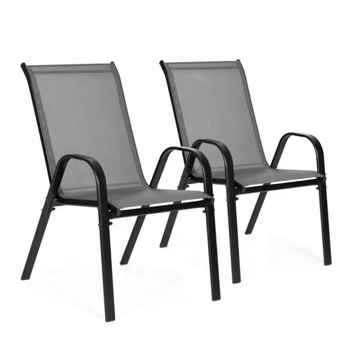 Multi Garden Set od 2 baštenske stolice dark grey Multi Garden SC-092KD D.GRAY
