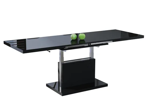 Multifunkcionalni Sto Aston Glossy Crni 1656