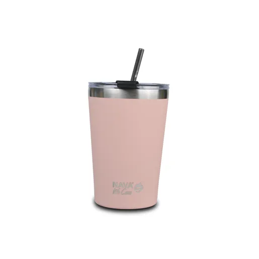 NAVA NV10-262-110 TERMO PUTNA ŠOLJA SA SLAMKOM 450ML ROZA